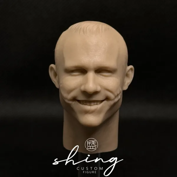 Heath Ledger Joker - 1/6 Scale Unpainted Action Figure Head Sculpt