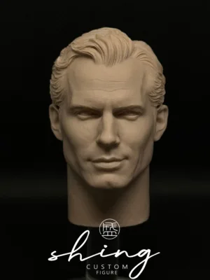 Henry Cavill Superman - 1/6 Scale Unpainted Action Figure Head Sculpt