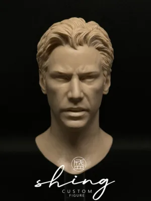 Keanu Reeves - 1/6 Scale Unpainted Action Figure Head Sculpt