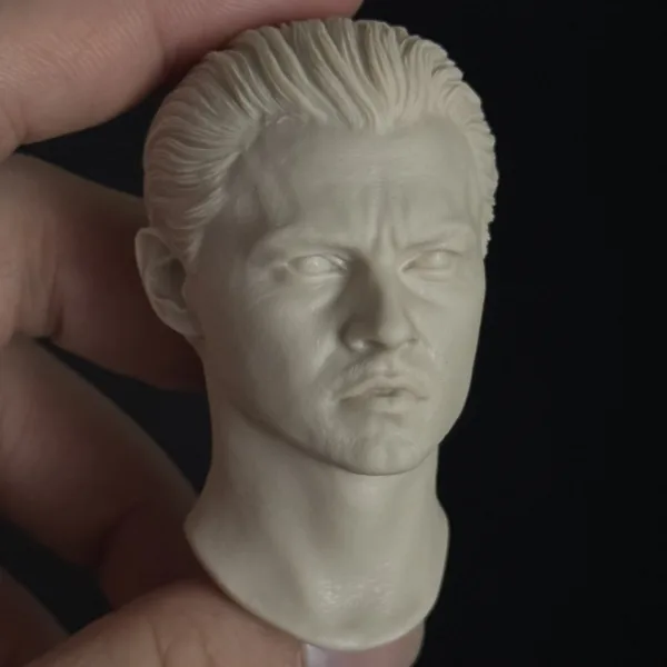 Leonardo DiCaprio - 1/6 Scale Unpainted Action Figure Head Sculpt