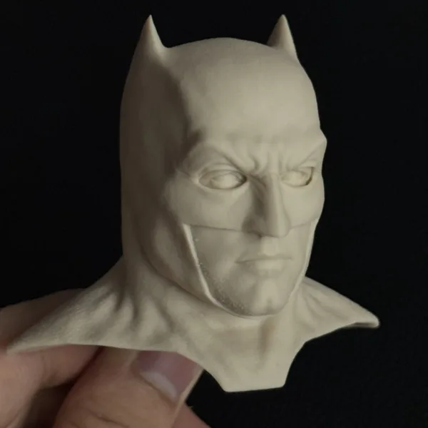 Ben Affleck Batman - 1/6 Scale Unpainted Action Figure Head Sculpt