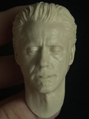 Tony Stark Ironman - 1/6 Scale Unpainted Action Figure Head Sculpt