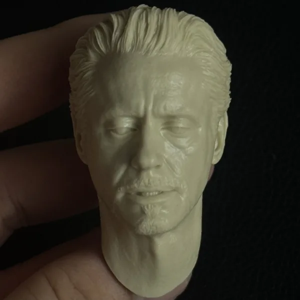 Tony Stark Ironman - 1/6 Scale Unpainted Action Figure Head Sculpt