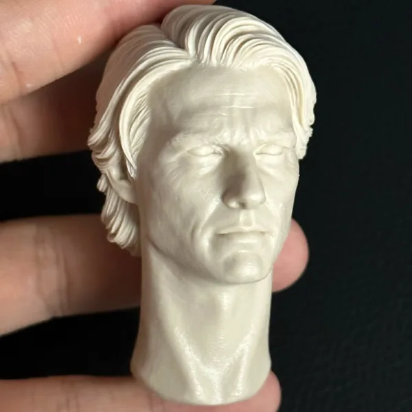 Tom Cruise - 1/6 Scale Unpainted Action Figure Head Sculpt