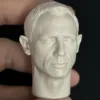 Daniel Craig James Bond - 1/6 Scale Unpainted Action Figure Head Sculpt