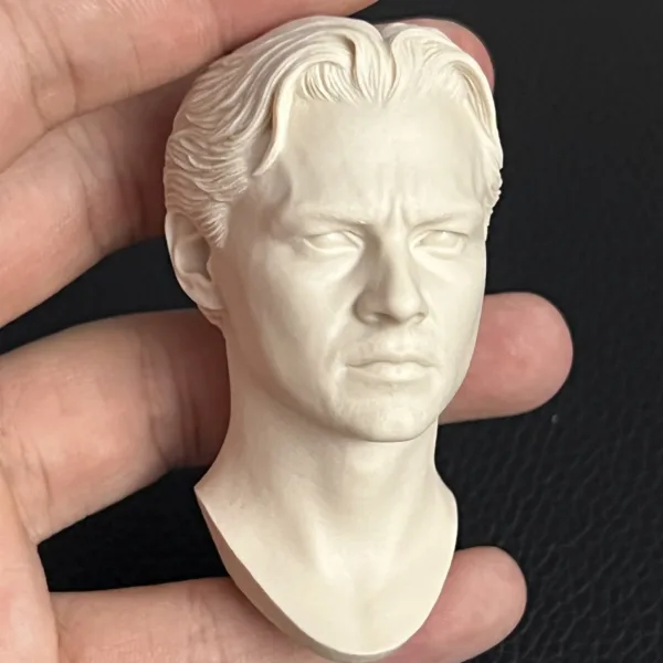 Leonardo DiCaprio - 1/6 Scale Unpainted Action Figure Head Sculpt