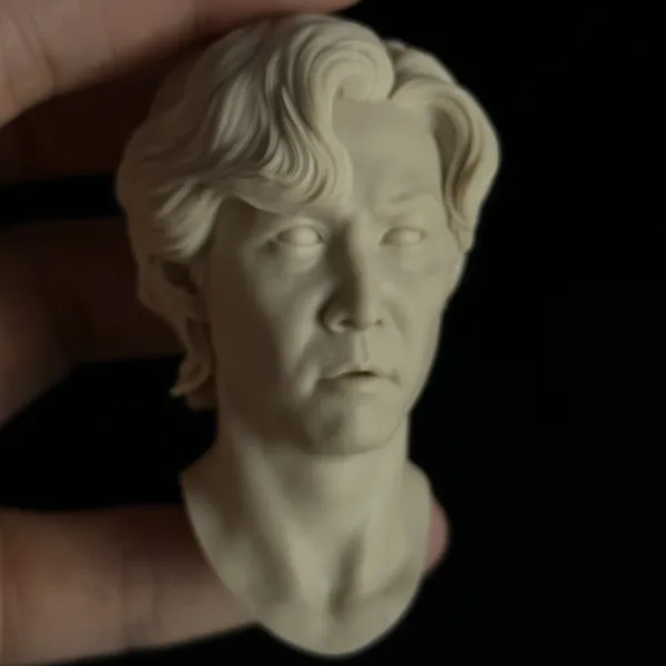 이정재 Lee Jung Jae - 1/6 Scale Unpainted Action Figure Head Sculpt