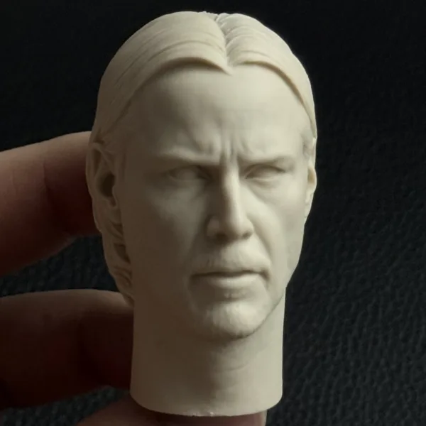 Keanu Reeves - 1/6 Scale Unpainted Action Figure Head Sculpt