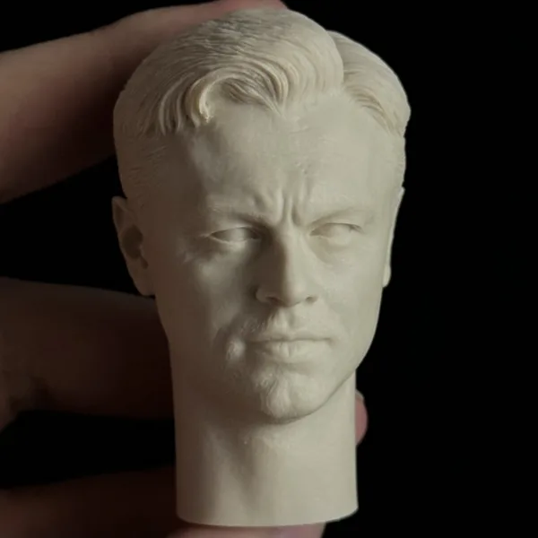 Leonardo DiCaprio - 1/6 Scale Unpainted Action Figure Head Sculpt