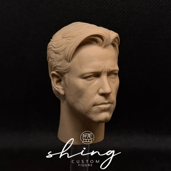 Ben Affleck Batman - 1/6 Scale Unpainted Action Figure Head Sculpt