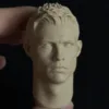 CR7 Ronaldo - 1/6 Scale Unpainted Action Figure Head Sculpt