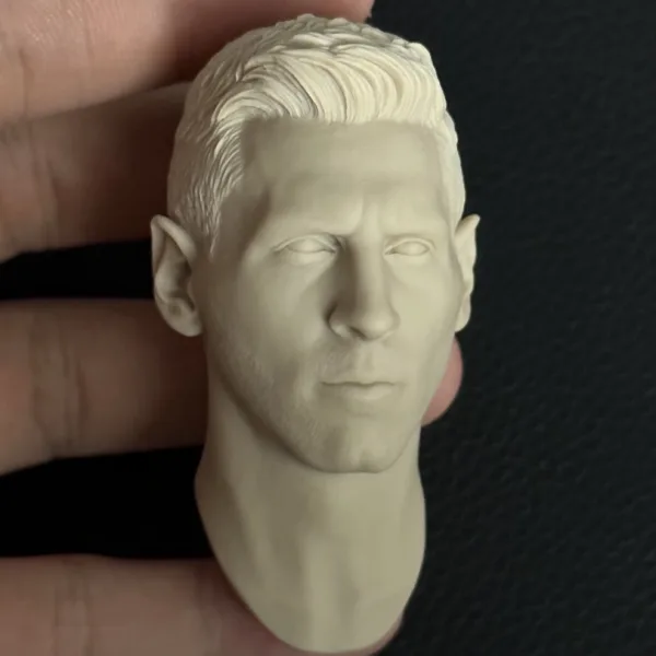 Lionel Messi - 1/6 Scale Unpainted Action Figure Head Sculpt