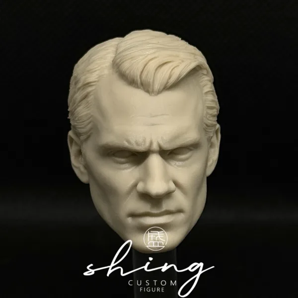 Henry Cavill Superman - 1/6 Scale Unpainted Action Figure Head Sculpt