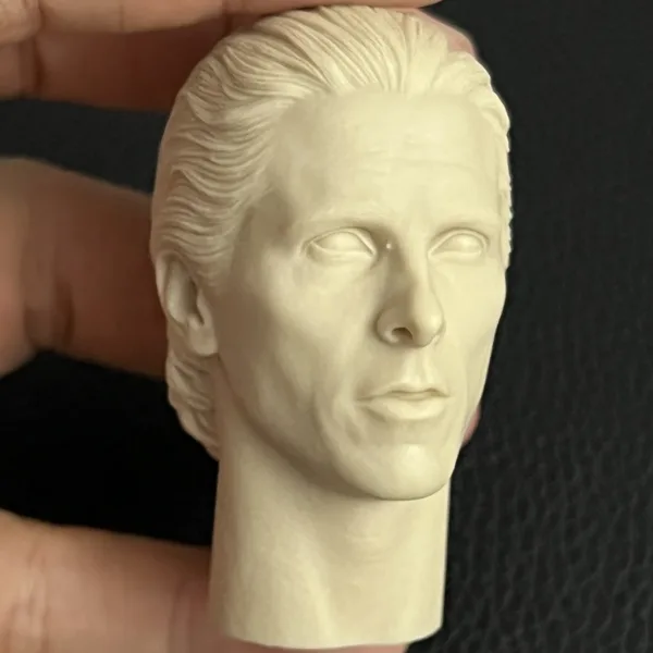 Christian Bale Batman - 1/6 Scale Unpainted Action Figure Head Sculpt
