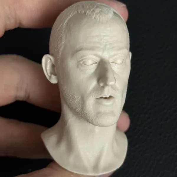 Jean Reno - 1/6 Scale Unpainted Action Figure Head Sculpt