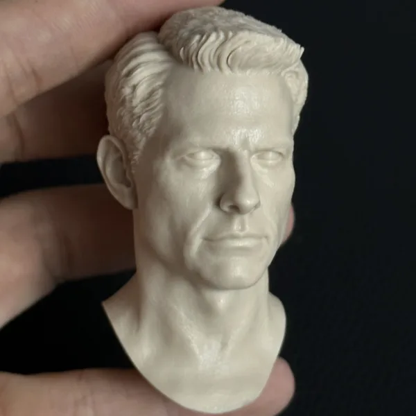 Tom Cruise - 1/6 Scale Unpainted Action Figure Head Sculpt