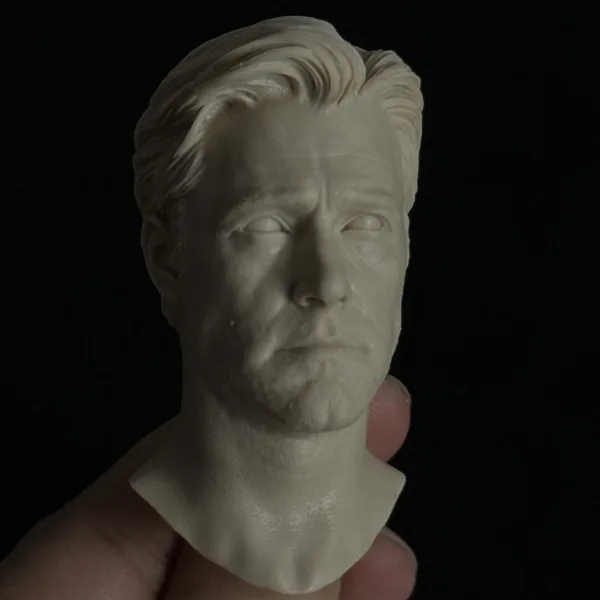 Ben Affleck Batman - 1/6 Scale Unpainted Action Figure Head Sculpt