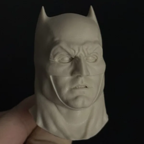 Ben Affleck Batman - 1/6 Scale Unpainted Action Figure Head Sculpt