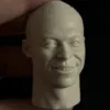 Kylian Mbappé - 1/6 Scale Unpainted Action Figure Head Sculpt