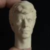 David Bowie - 1/6 Scale Unpainted Action Figure Head Sculpt