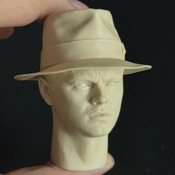 Leonardo DiCaprio - 1/6 Scale Unpainted Action Figure Head Sculpt