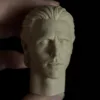 Christian Bale Batman - 1/6 Scale Unpainted Action Figure Head Sculpt