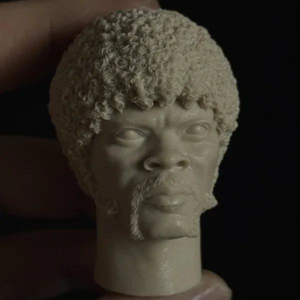 Samuel L. Jackson - 1/6 Scale Unpainted Action Figure Head Sculpt