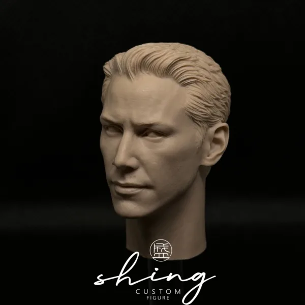 Keanu Reeves - 1/6 Scale Unpainted Action Figure Head Sculpt