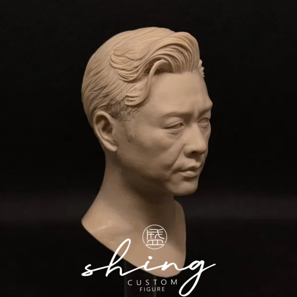 张颂文 Zhang Songwen - 1/6 Scale Unpainted Action Figure Head Sculpt