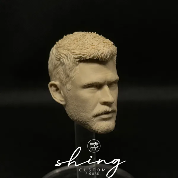 Thor - 1/6 Scale Unpainted Action Figure Head Sculpt