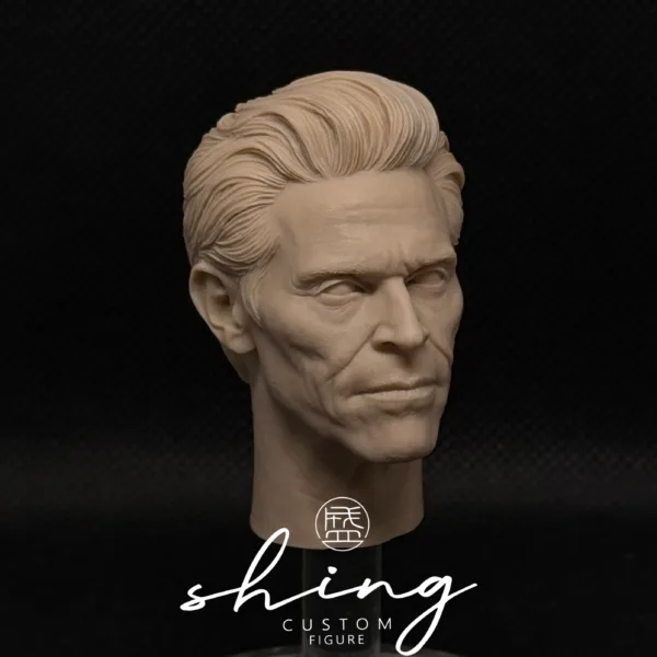 Green Goblin Willem Dafoe - 1/6 Scale Unpainted Action Figure Head Sculpt