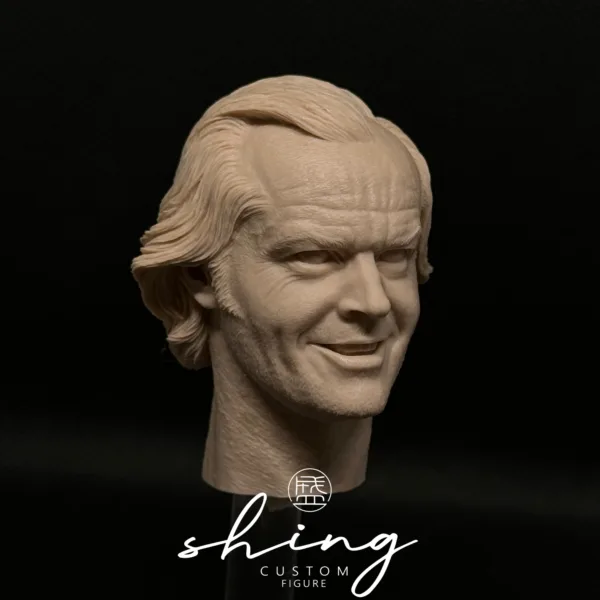 Jack Nicholson - 1/6 Scale Unpainted Action Figure Head Sculpt