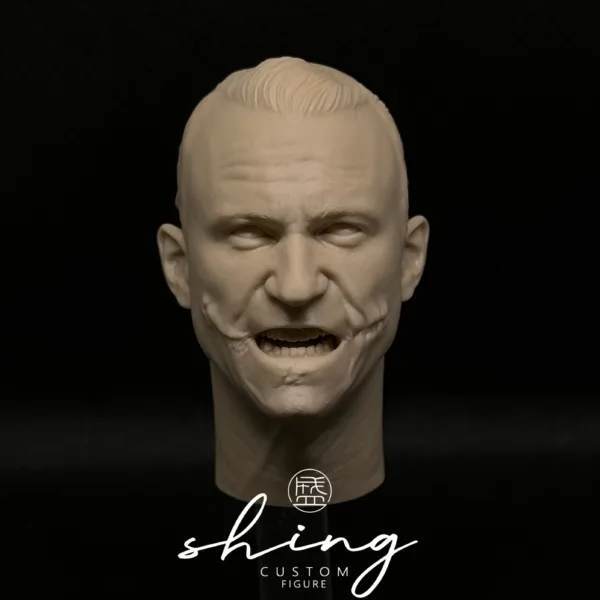 Heath Ledger Joker - 1/6 Scale Unpainted Action Figure Head Sculpt
