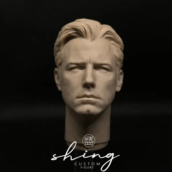 Ben Affleck Batman - 1/6 Scale Unpainted Action Figure Head Sculpt