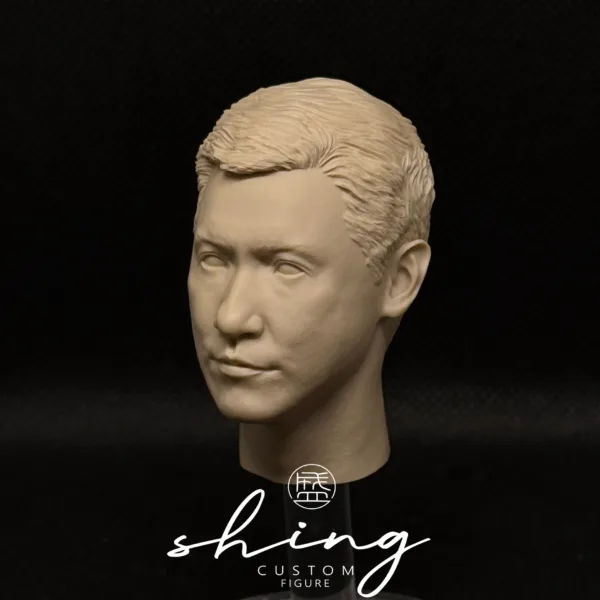主图_002 张学友 Jacky Cheung - 1/6 Scale Unpainted Action Figure Head Sculpt