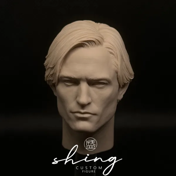 Robert Pattinson Batman - 1/6 Scale Unpainted Action Figure Head Sculpt