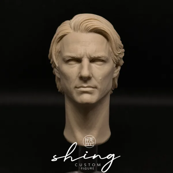 Tom Cruise - 1/6 Scale Unpainted Action Figure Head Sculpt