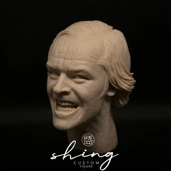 Jack Nicholson - 1/6 Scale Unpainted Action Figure Head Sculpt