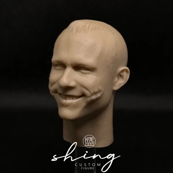 Heath Ledger Joker - 1/6 Scale Unpainted Action Figure Head Sculpt