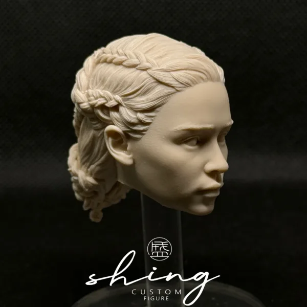 Emilia Clarke - 1/6 Scale Unpainted Action Figure Head Sculpt