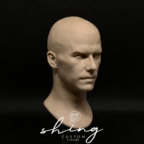 David Beckham - 1/6 Scale Unpainted Action Figure Head Sculpt