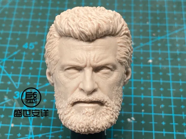 Old Wolverine - 1/6 Scale Unpainted Action Figure Head Sculpt