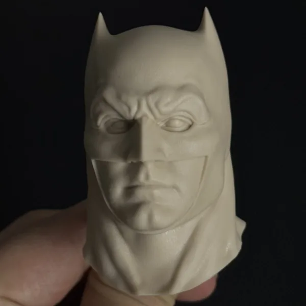 Ben Affleck Batman - 1/6 Scale Unpainted Action Figure Head Sculpt