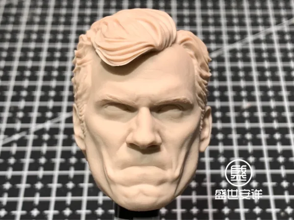 Henry Cavill Superman - 1/6 Scale Unpainted Action Figure Head Sculpt