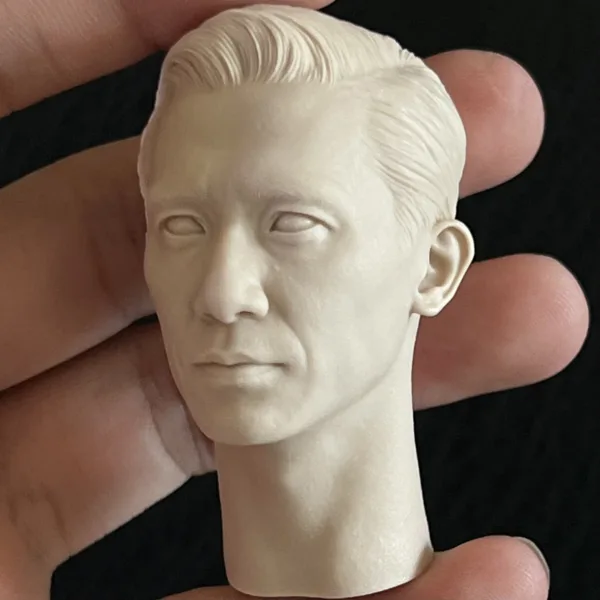 梁朝伟 Tony Leung Chiu Wai - 1/6 Scale Unpainted Action Figure Head Sculpt