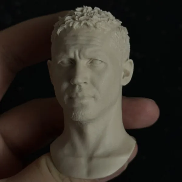 Tom Hardy Venom - 1/6 Scale Unpainted Action Figure Head Sculpt