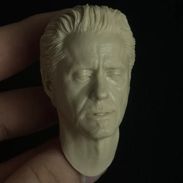 Tony Stark Ironman - 1/6 Scale Unpainted Action Figure Head Sculpt