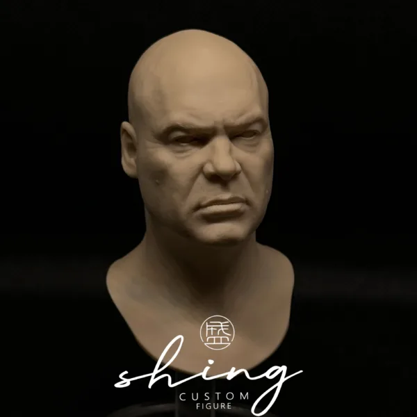 Kingpin - 1/6 Scale Unpainted Action Figure Head Sculpt