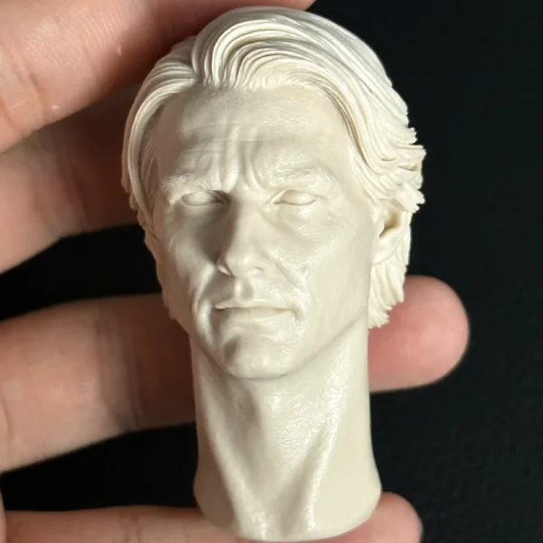 Tom Cruise - 1/6 Scale Unpainted Action Figure Head Sculpt