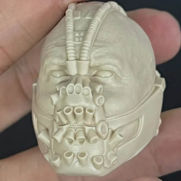 Bane Batman - 1/6 Scale Unpainted Action Figure Head Sculpt